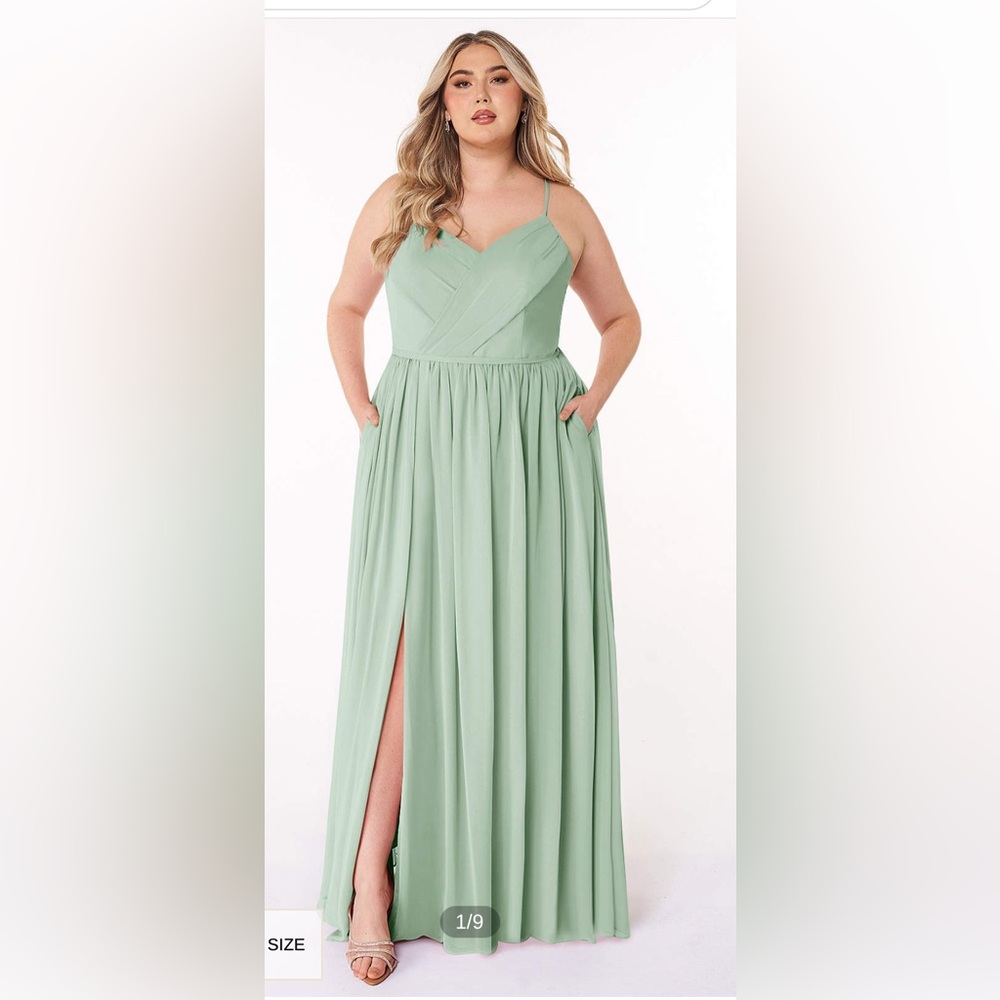 Elegant Mint Green Maxi Dress